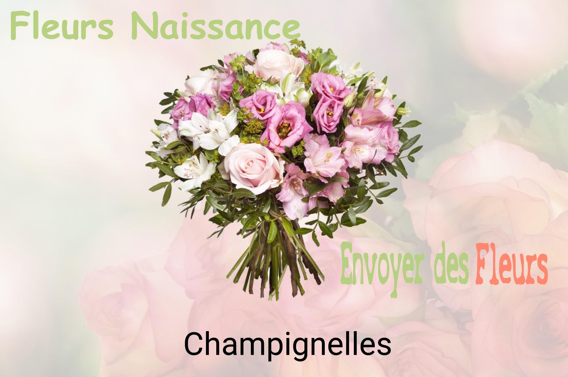 Bouquet de fleurs de naissance livré à Champignelles